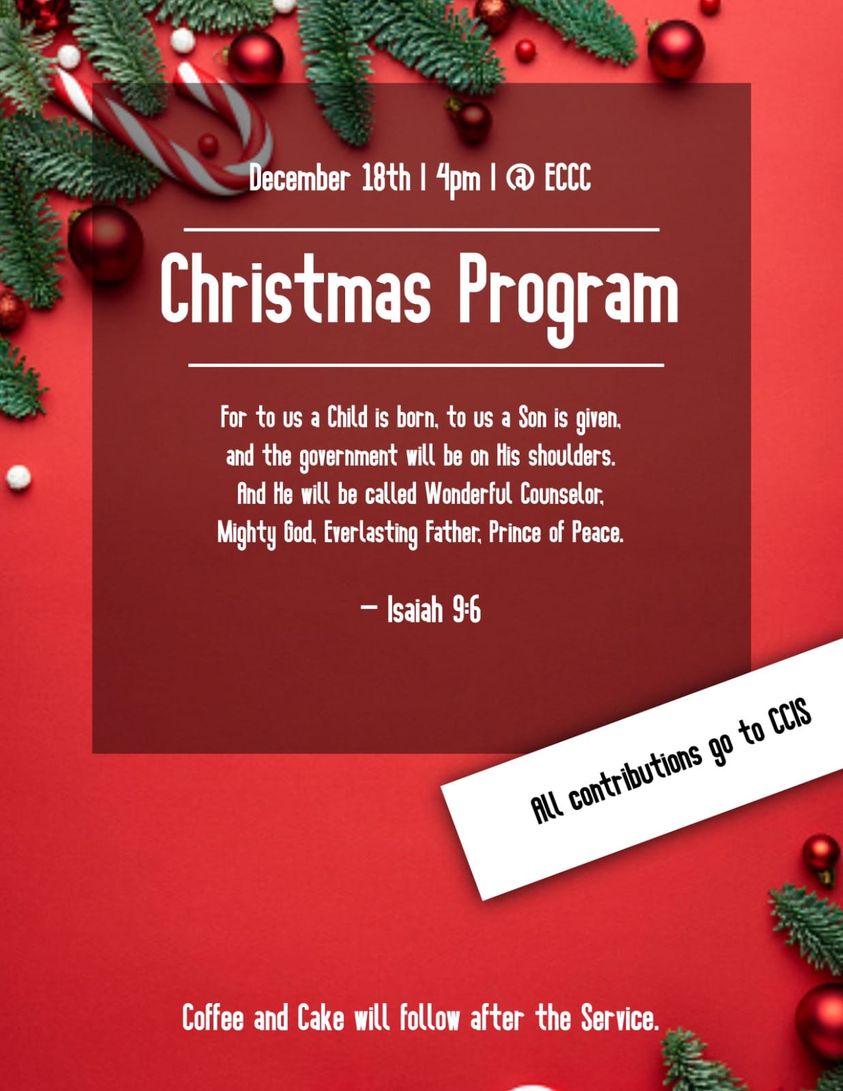 ECCC Christmas Program CartwrightRoblinCDC
