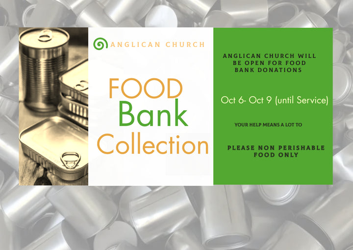 Anglican Church Food Bank Donations