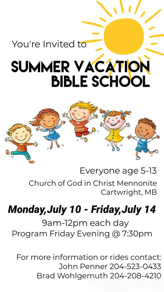 Summer Vacation Bible School